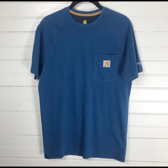Carhartt Tops - Carhartt Force Relaxed Fit Midweight Shor Sleeve Pocket T-Shirt